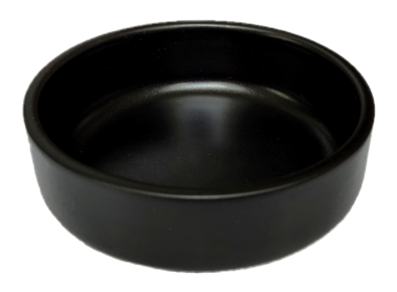 Replace bowl for foodbars - ASA Selection round 10cm black